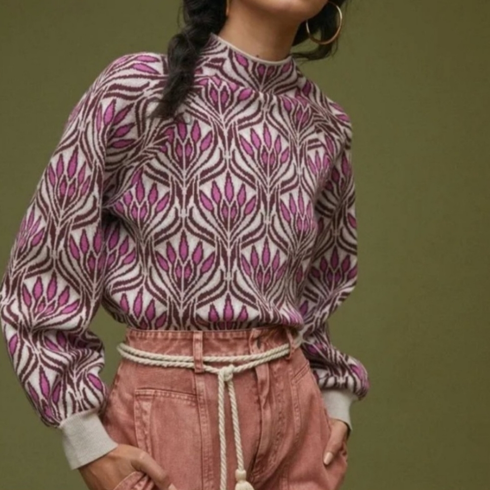Anthropologie mock sweater